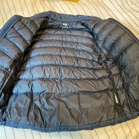 REI Co-Op Women’s Small 650 Down Puffer Jacket Saragasso Sea Navy Blue - Picture 4 of 8